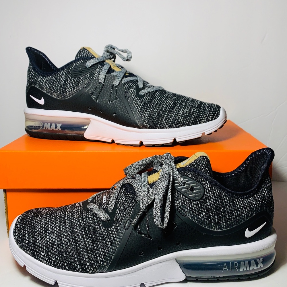 Air Max Sequent 3 Black White-Dark Grey. Brand new